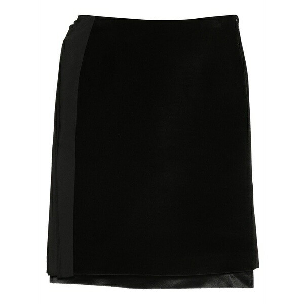 ジル・サンダー レディース スコート ボトムス Layered straight skirt Black
