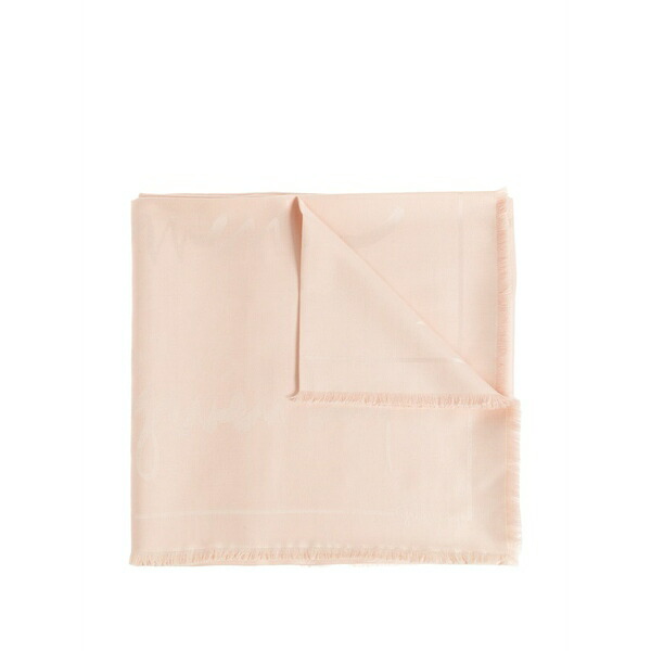 ジバンシー レディース 消音装置・袈裟・えり巻き 添え物 Fringed scarf Pink