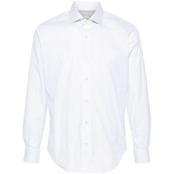 イレブンティ メンズ プルオーバー トップス Poplin shirt White