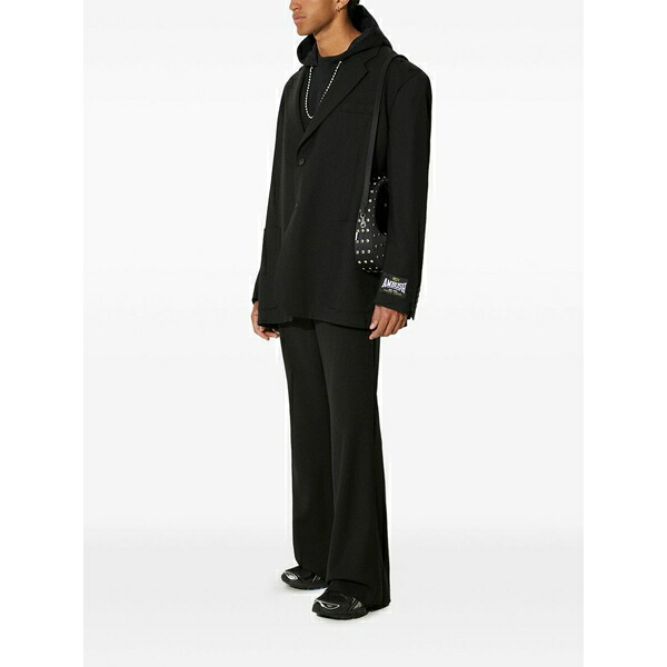 アンブッシュ メンズ カジュアルパンツ ボトムス Wool trousers Black|asty