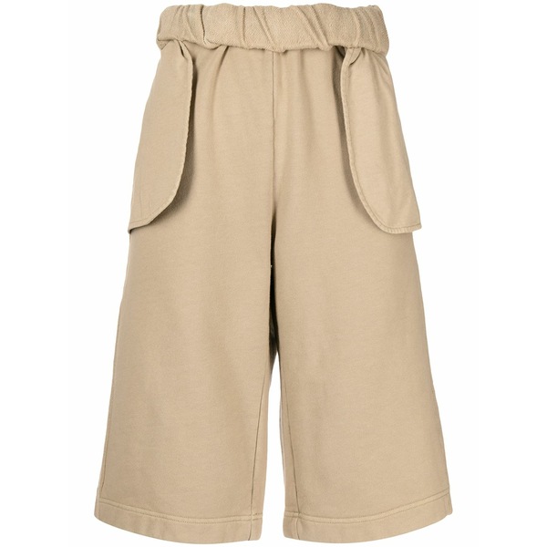 ディオンリー レディース カジュアルパンツ ボトムス Cotton knee-length shorts Brown|asty