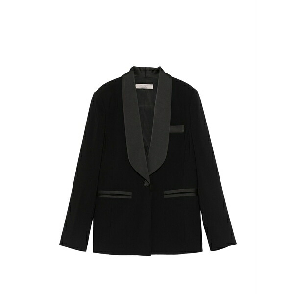ディー・エクステリア レディース 上衣＆上衣 アウター Shawl-collar jacket Black