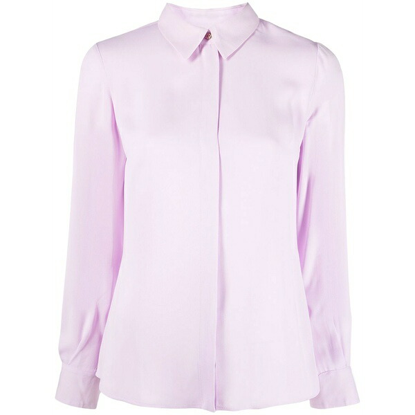 エリザベスフランキ レディース シャツ トップス Long-sleeve poplin shirt Pink｜asty 36,270円
