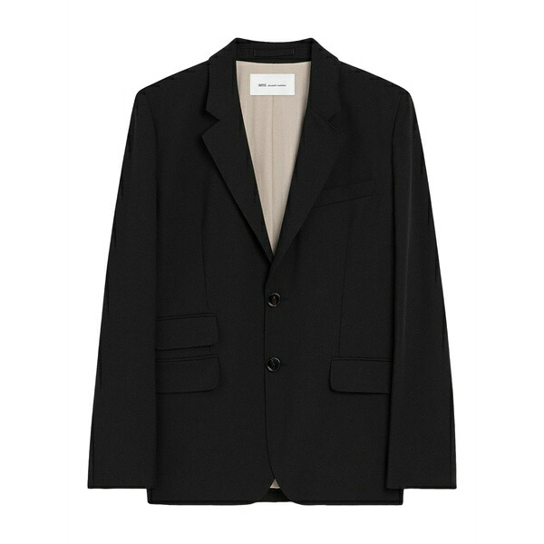 意中の女 レディース 上衣＆上衣 アウター Single breasted boxy jacket Black
