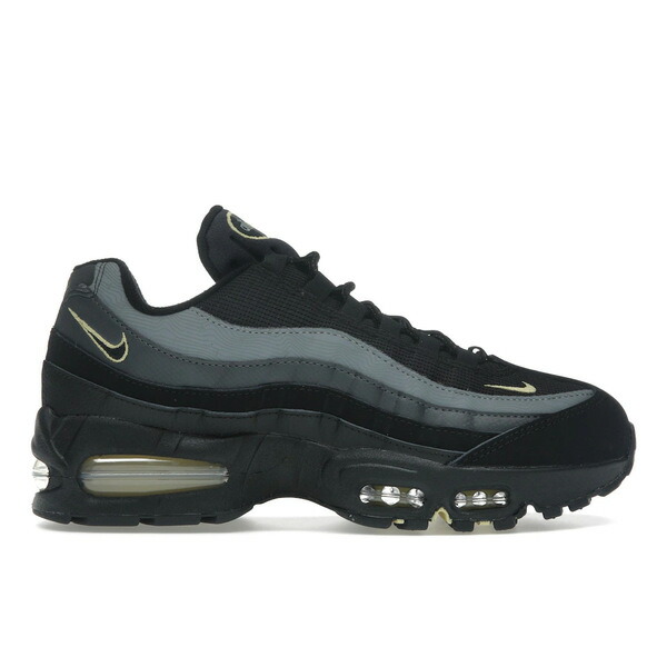 Nike ナイキ メンズ スニーカー 【Nike Air Max 95 OG Big Bubble Batman】 サイズ US_8.5(26.5cm) Black/Buff Gold/Anthracite/Black画像