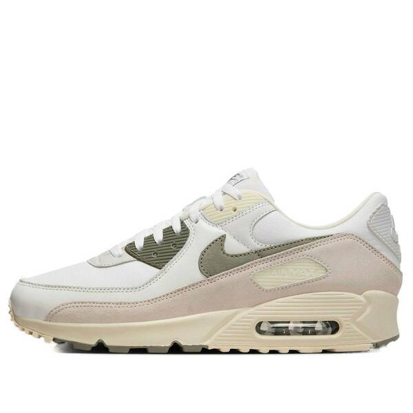 Nike ナイキ メンズ スニーカー 大気圏マックス 【Nike Air Max 90 \u0027White Medium Olive\u0027 FZ5159-100】  大きさ US_M_14