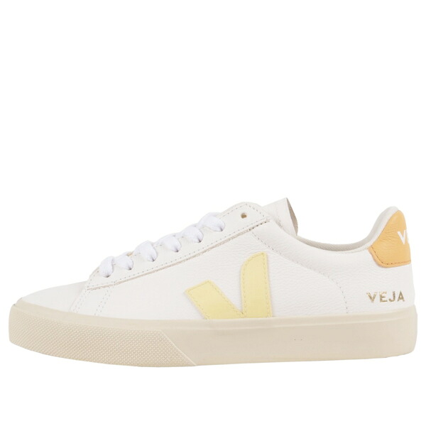 VEJA ヴェジャ メンズ スニーカー 【Veja Campo Chromefree Lace-Up Sneakers \u0027White Yellow Oragne\u0027 CP0503140】  大きさ US_6(24.0糎)