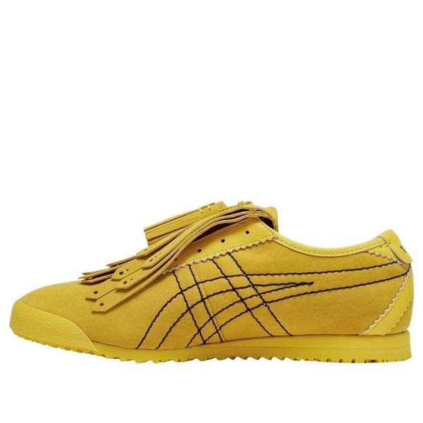 Onitsuka Tiger オニツカタイガー メンズ スニーカー 【Onitsuka Tiger Mexico 66 Fringe \u0027Yellow Black\u0027 1183C576-750】  大きさ US_12.5(30.5糎)