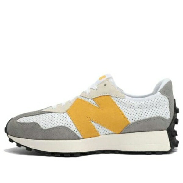 New Balance ニューバランス メンズ スニーカー 【New Balance 327 'White Grey Yellow' JD Exclusive MS327JMA】 サイズ US_8(26.0cm)｜asty
