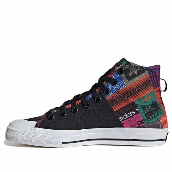 adidas アディダス メンズ スニーカー 【adidas Nizza Hi Rf 'Black Orange' GX2713】 サイズ US_M_4.5｜asty