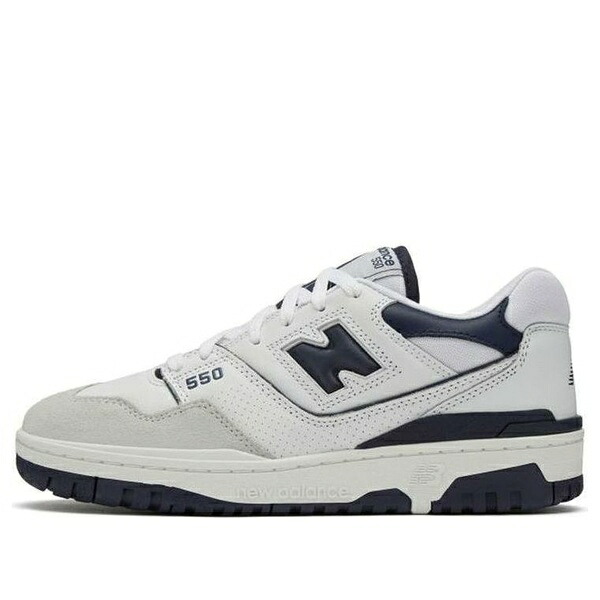 New Balance ニュー平衡にする メンズ スニーカー  【New Balance 550 \u0027White Navy\u0027 BB550WA1】  大きさ US_8(26.0糎)
