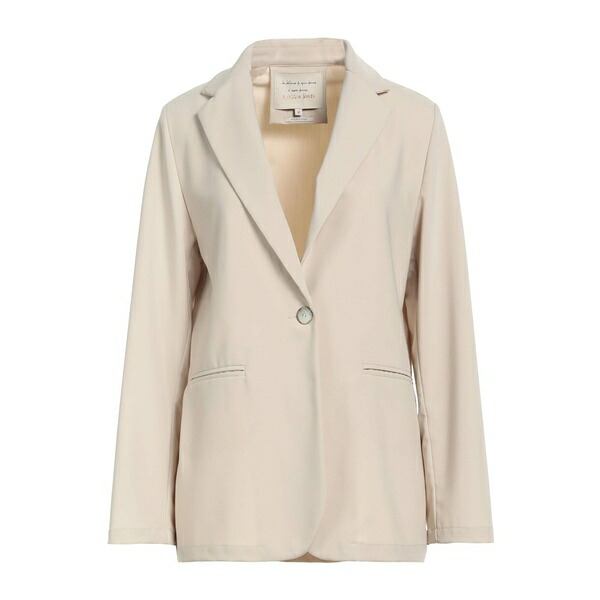 【送料無料】 アレッシアサンティ レディース ジャケット＆ブルゾン アウター Blazers Beige
