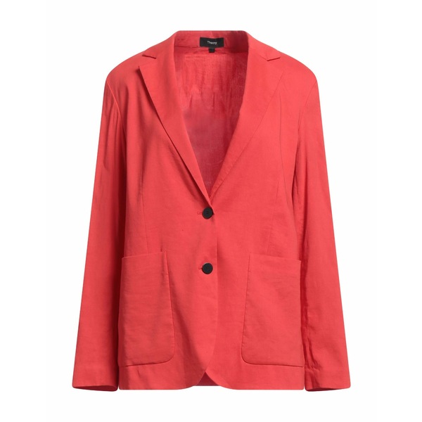 【送料無料】 セオリー レディース ジャケット＆ブルゾン アウター Blazers Red