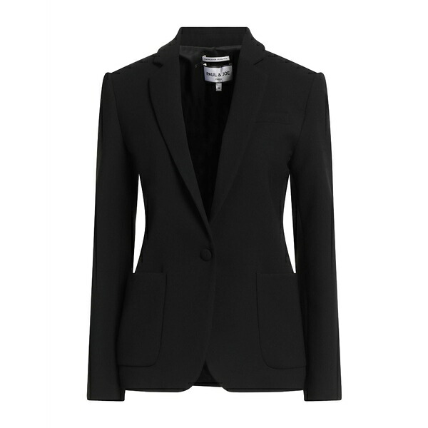 【送料無料】 ポール＆ジョー レディース ジャケット＆ブルゾン アウター Blazers Black