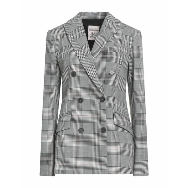 【送料無料】 セミクチュール レディース ジャケット＆ブルゾン アウター Blazers Grey