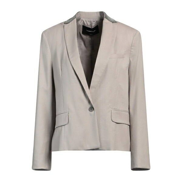 【送料無料】 ファビアナ フィリッピ レディース ジャケット＆ブルゾン アウター Blazers Grey