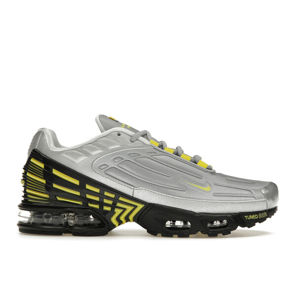 Nike ナイキ メンズ スニーカー 【Nike Air Max Plus 3 Metallic Silver Opti Yellow】 サイズ US_12.5(30.5cm) Metallic Silver/Light Smoke Grey/Obsidian/Opti Yellow｜asty