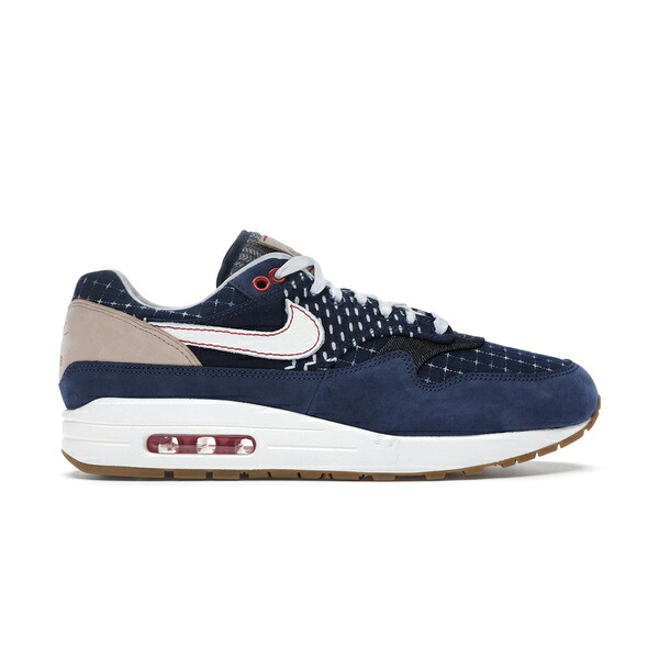 Nike ナイキ メンズ スニーカー 【Nike Air Max 1 Denham】 サイズ US_8(26.0cm) Blue Void/Sail-Coastal Blue-Vachetta Tan|asty