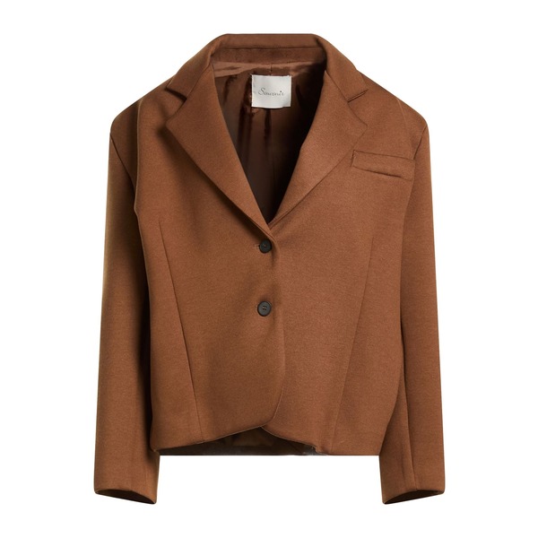 【送料無料】 スーベニアー レディース ジャケット＆ブルゾン アウター Blazers Brown｜asty