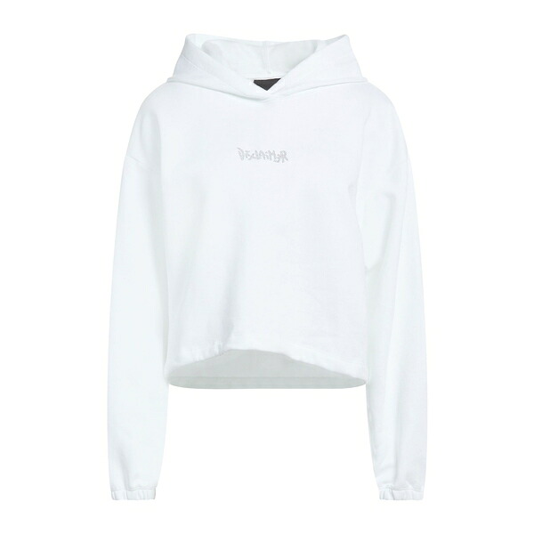 【送料無料】 ディスクレイマー レディース パーカー・スウェットシャツ アウター Sweatshirts White|asty