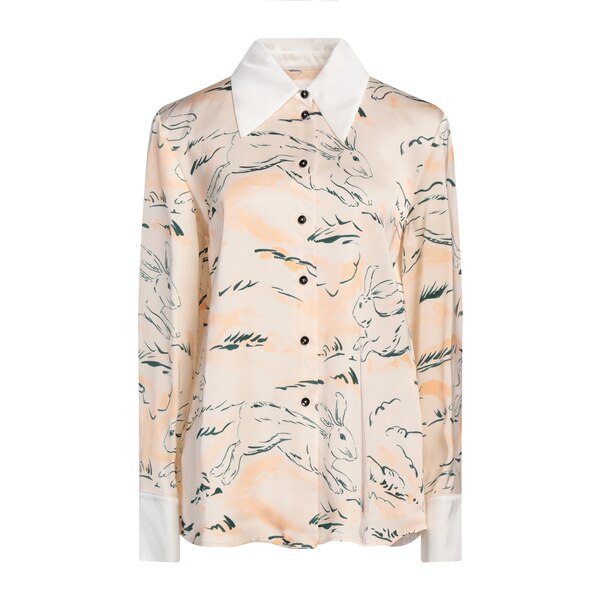【送料無料】 ジル・サンダー レディース シャツ トップス Shirts Beige|asty