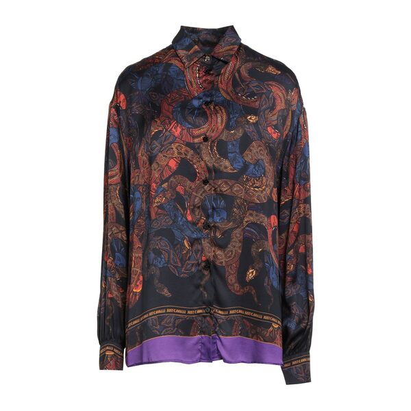 【送料無料】 ロベルトカヴァリ レディース シャツ トップス Shirts Blue|asty