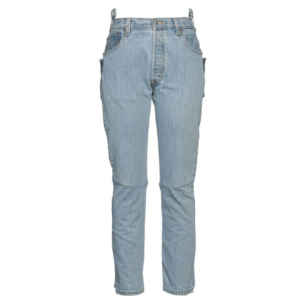【送料無料】 ヴェトモン レディース デニムパンツ ボトムス Jeans Blue｜asty