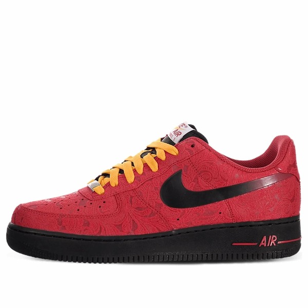 Nike ナイキ メンズ スニーカー 空軍 【Nike Air Force 1 Low \u0027Miami Heat\u0027 488298-617】  大いさ US_9.5(27.5糎) メンズ靴-靴-スニーカー