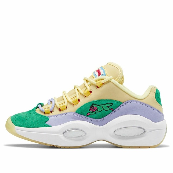Reebok リーボック メンズ スニーカー 【Reebok BBC Ice Cream x Question Low \u0027Yellow Lilac Glow\u0027 FZ4345】  大きさ US_12(30.0糎)