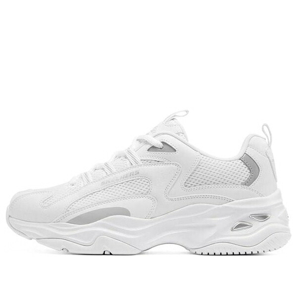 Skechers スケッチャーズ レディース スニーカー 【(WMNS) Skechers D'lites 4.0 'White Silver' 149562-WSL】 サイズ US_6.5(23.5cm)｜asty