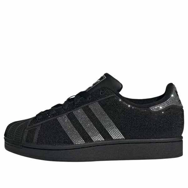 adidas アディダス レディース スニーカー  【(WMNS) adidas Superstar II \u0027Core Black Silver Metallic Off White\u0027 IH4200】  大きさ US_5(22.0糎)