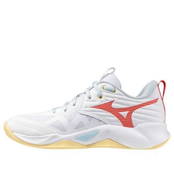 Mizuno ミズノ レディース スニーカー 【(WMNS) Mizuno Wave Momentum Pro 'White Calypso Coral' V1GC254035】 サイズ US_9.5(26.5cm)｜asty