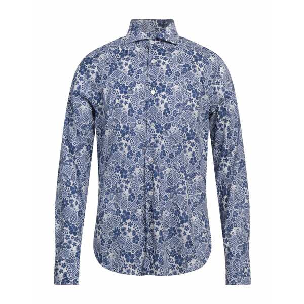 【送料無料】 フェデーリ メンズ シャツ トップス Shirts Blue