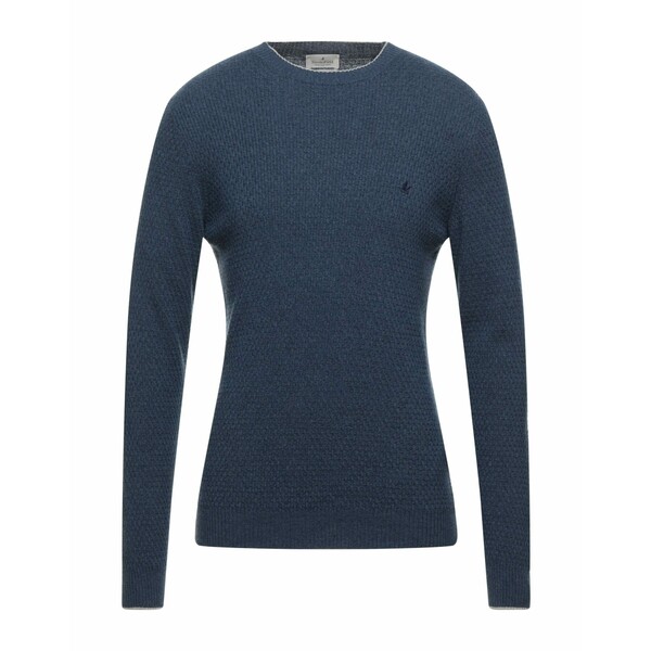【貨物輸送無料】 ブルックス活動の領域 メンズ 編み物\u0026プルオーバー アウター Sweaters Blue