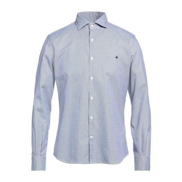 【送料無料】 ブルックスフィールド メンズ シャツ トップス Shirts Blue