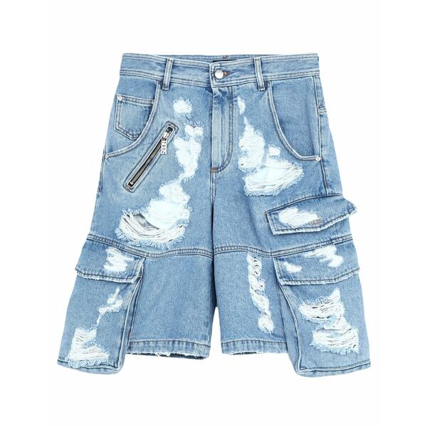 【送料無料】 ジーシーディーエス メンズ デニムパンツ ボトムス Denim shorts Blue｜asty 40,820円