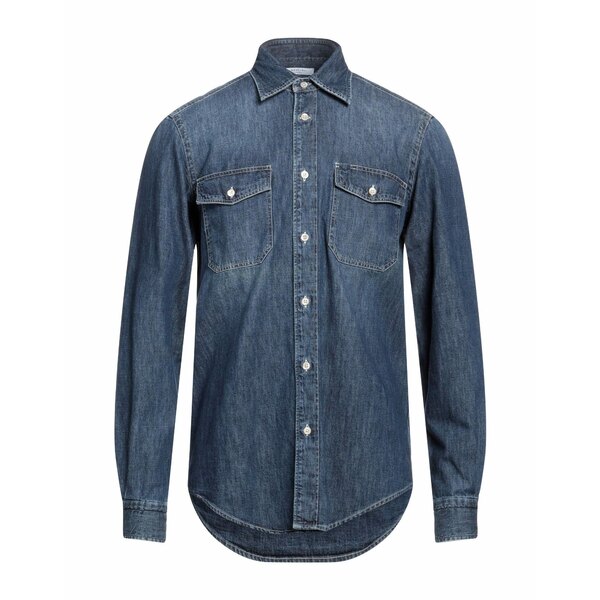 【送料無料】 ボリオリ メンズ シャツ トップス Denim shirts Blue