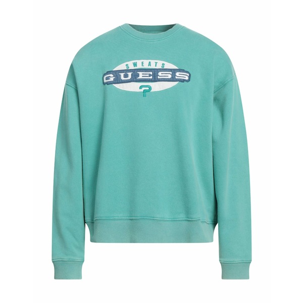【貨物輸送無料】 ゲス メンズ パーカー・スウェットシャツ アウター Sweatshirts Green