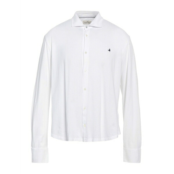 【送料無料】 ブルックスフィールド メンズ シャツ トップス Shirts White