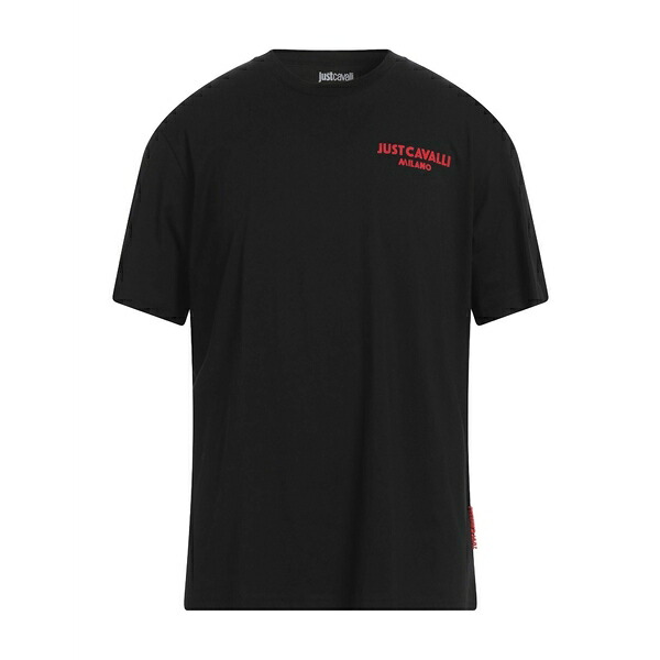 【送料無料】 ロベルトカヴァリ メンズ Tシャツ トップス T-shirts Black