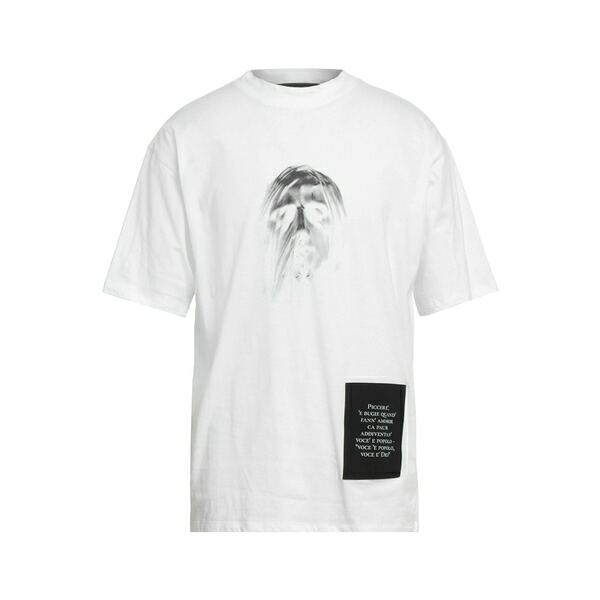 【送料無料】 イザベル・ベネナート メンズ Tシャツ トップス T-shirts White