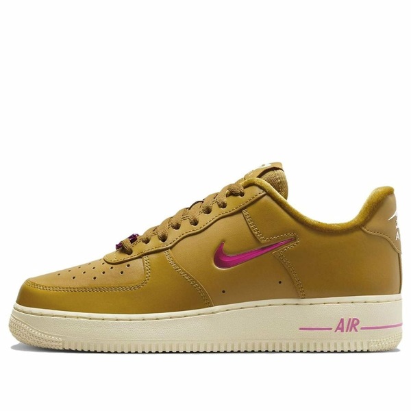 Nike ナイキ レディース スニーカー Yellow/Tan/Pink/White 【(WMNS) Nike Air Force 1 Low \u0027 07 SE \u0027Just Do It\u0027 FB8251-700】  大きさ US_6.5(23.5糎)