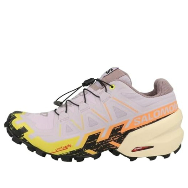 SALOMON サロモン レディース スニーカー Purple/Orange/Cream 【(WMNS) SALOMON Speedcross 6 'Orchid Petal Sulphur Spring' 474660】 サイズ US_7.5(24.5cm)|asty