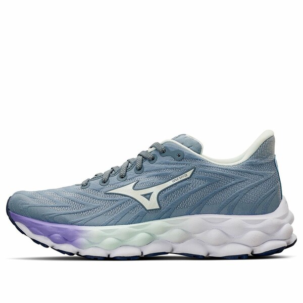 Mizuno ミズノ レディース スニーカー Misty Blue Purple 【(WMNS) Mizuno Wave Sky 8 'Misty Blue Purple' J1GD240271】 サイズ US_7(24.0cm)|asty
