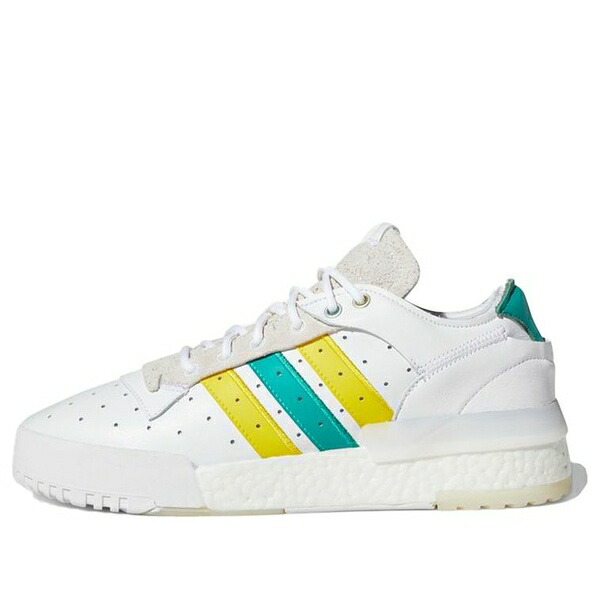 adidas アディダス レディース スニーカー White/Green 【(WMNS) adidas Rivalry Rm Low White Green FV4181】  サイズ US_5.5(22.5cm)