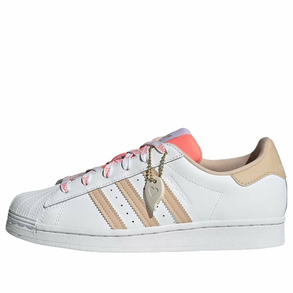 adidas アディダス レディース スニーカー White/Light Brown 【(WMNS) adidas Superstar \u0027Self Love\u0027 GW0570】  大きさ US_6.5(23.5糎)
