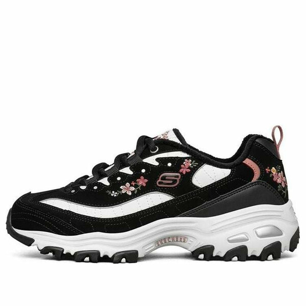 Skechers スケッチャーズ レディース スニーカー Black/White/Pink 【(WMNS) Skechers Dlites 1.0 Black Floral 66666325-BLK】  サイズ US_6(23.0cm)