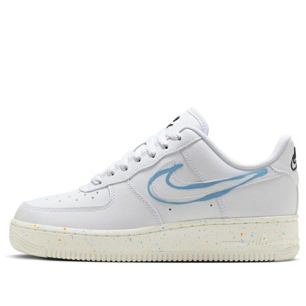 Nike ナイキ レディース スニーカー Summit White/Blue 【(WMNS) Nike Air Force 1 07 LX 'Neon Paint' HF5721-111】 サイズ US_5(22.0cm)｜asty