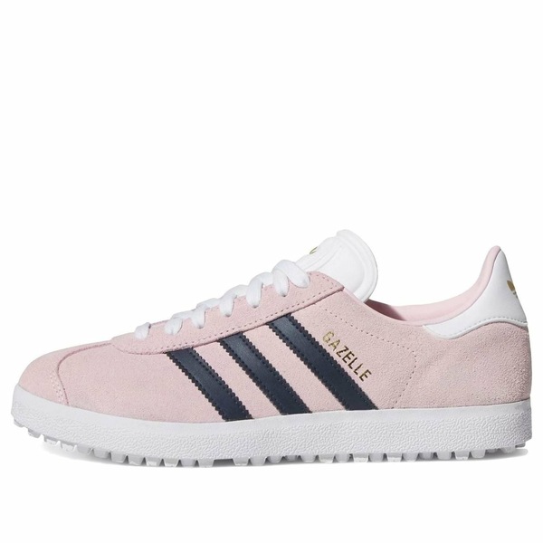 adidas アディダス レディース スニーカー Clear Pink/Night Indigo/Cloud White 【(WMNS) adidas Gazelle Spikeless Golf 'Clear Pink Night Indigo' JI3941】 サイズ US_8(25.0cm)｜asty
