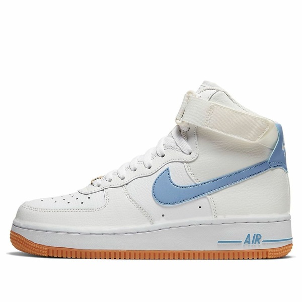 Nike ナイキ レディース スニーカー White/Blue 【(WMNS) Nike Air Force 1 High 'White Light Blue Gum' 334031-114】 サイズ US_W_11.5｜asty